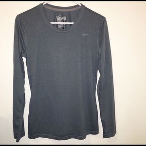 Nike dri fit size medium gray